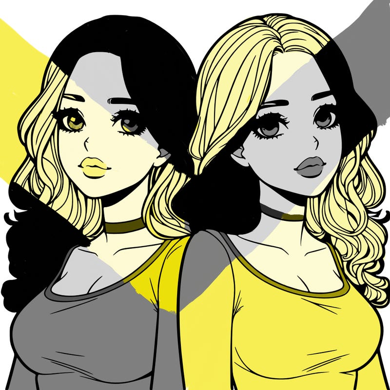 realistic twin sisters