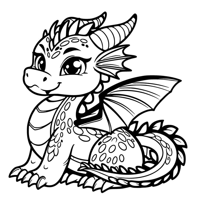 dragon that is adorable and beautiful