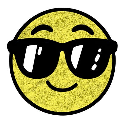 emoji with sunglasses