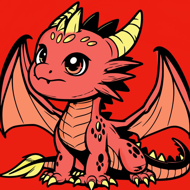 fierce baby night dragon
