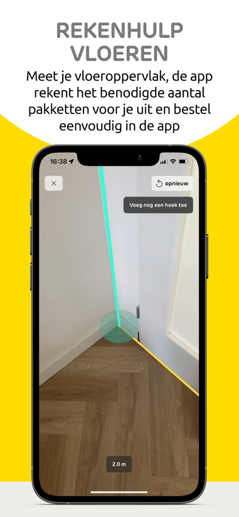Praxis - Praxis app floor calculation tool using augmented reality to measure room surface