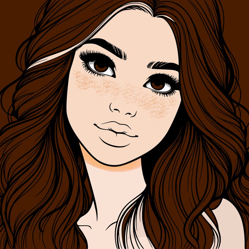 beautiful realistic girl