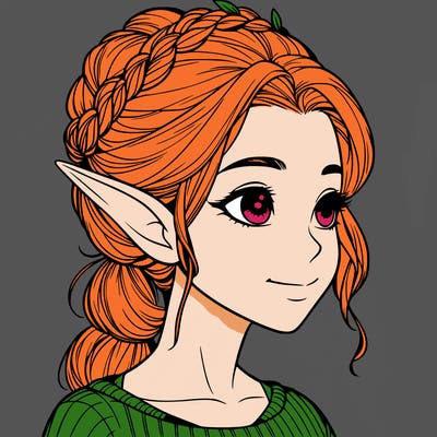 realistic girl elf