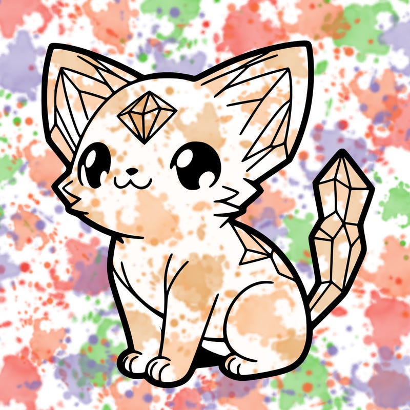 crystal kitten