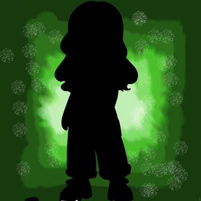 girl in crop top and baggy pants