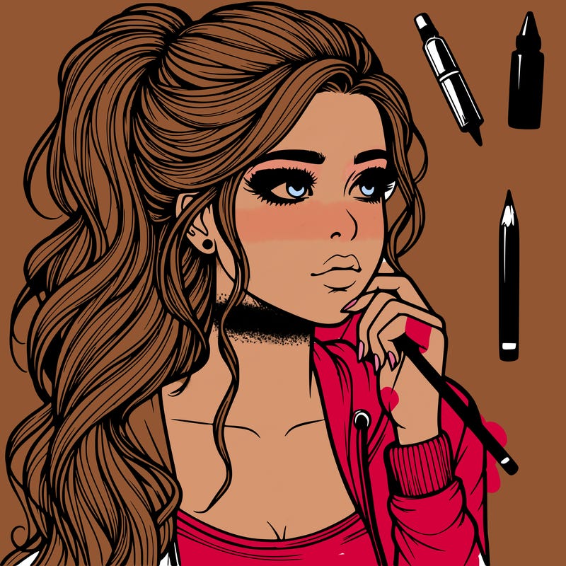 realistic teenage pretty