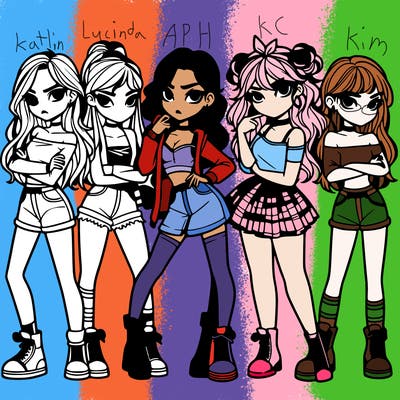 realistic baddie girls