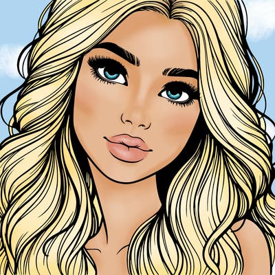 beautiful realistic girl