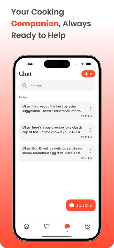 ScanChef: Snap & Cook With AI - ScanChef AI chef chat interface showing recipe conversations and cooking assistance