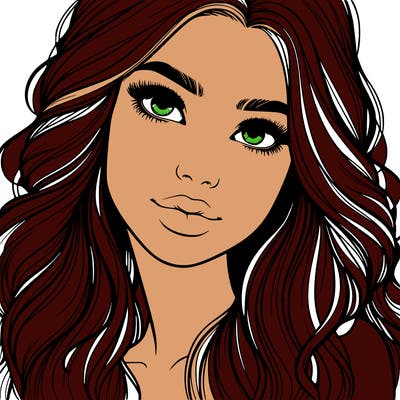 beautiful realistic girl