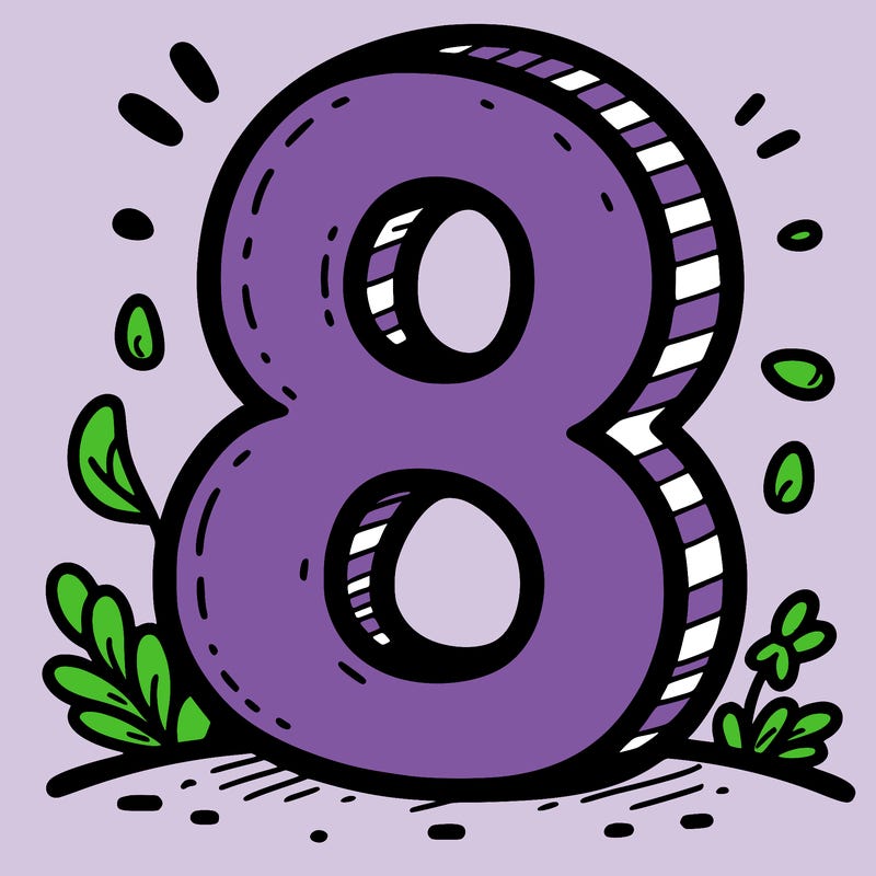 a nice number 8