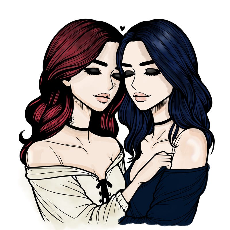 realistic girls in love