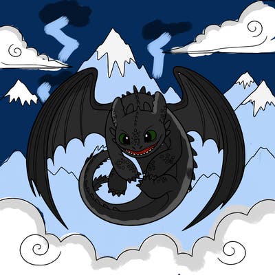 toothless realistic how to train your dragon