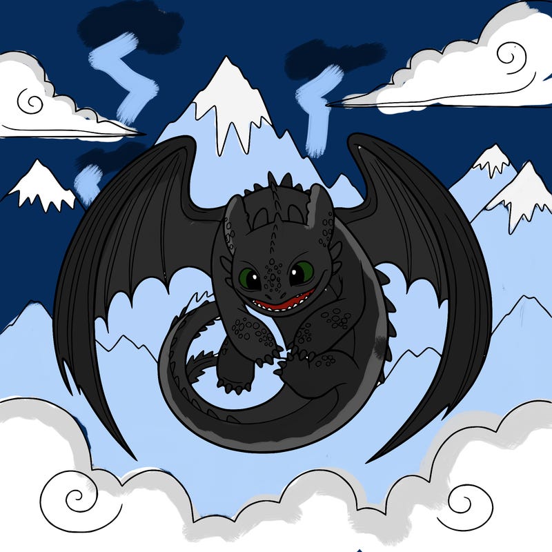 toothless realistic how to train your dragon