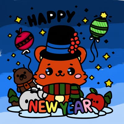 message : happy new year