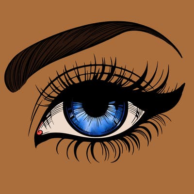 a beautiful eye