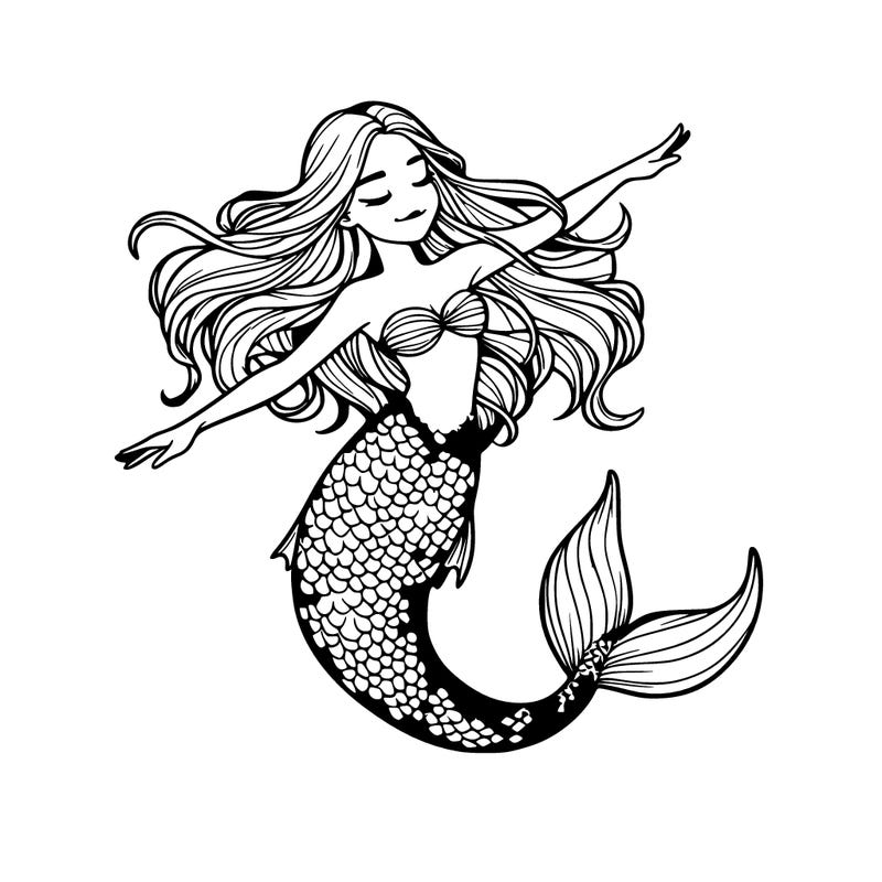 mermaid realistic