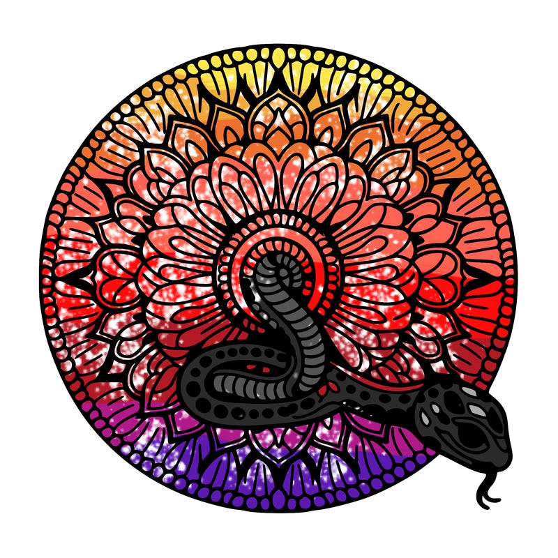 snake mandala