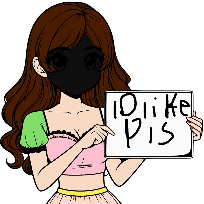 realistic pretty girl holding blank sign