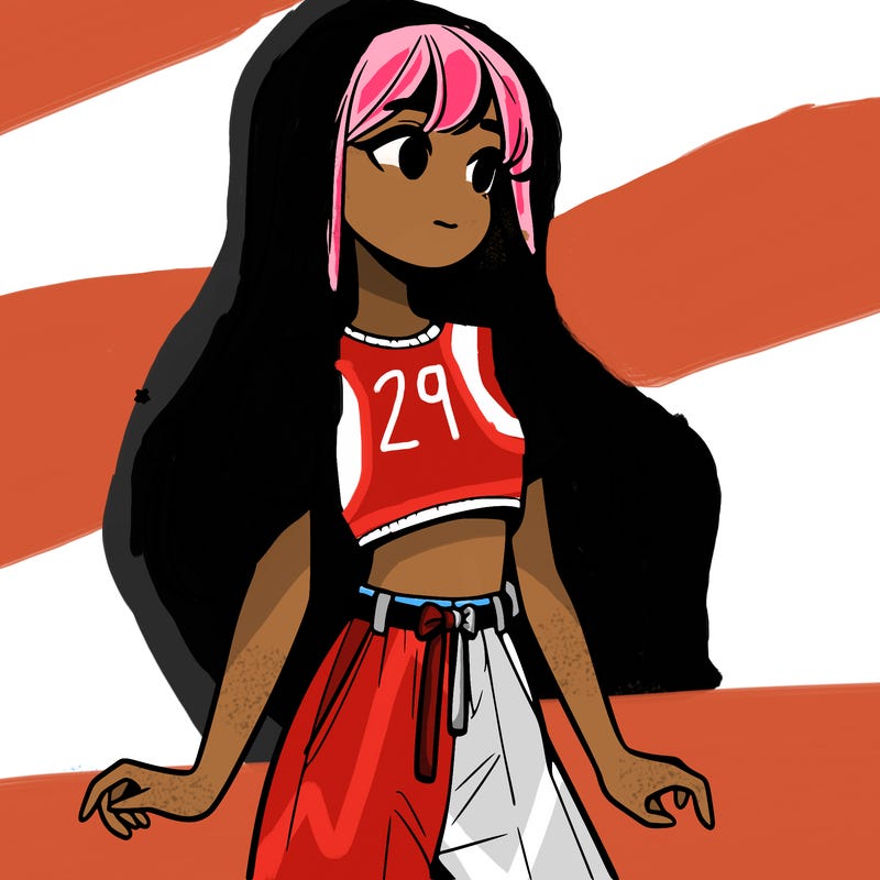 girl in a cute crop top