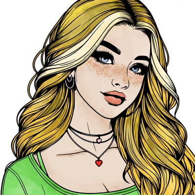 detailed realistic girl