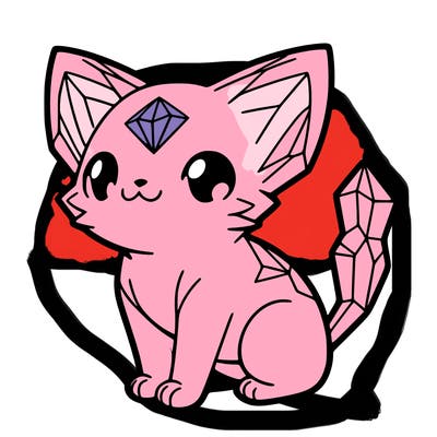 crystal kitten