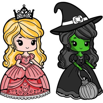 princess as a witch