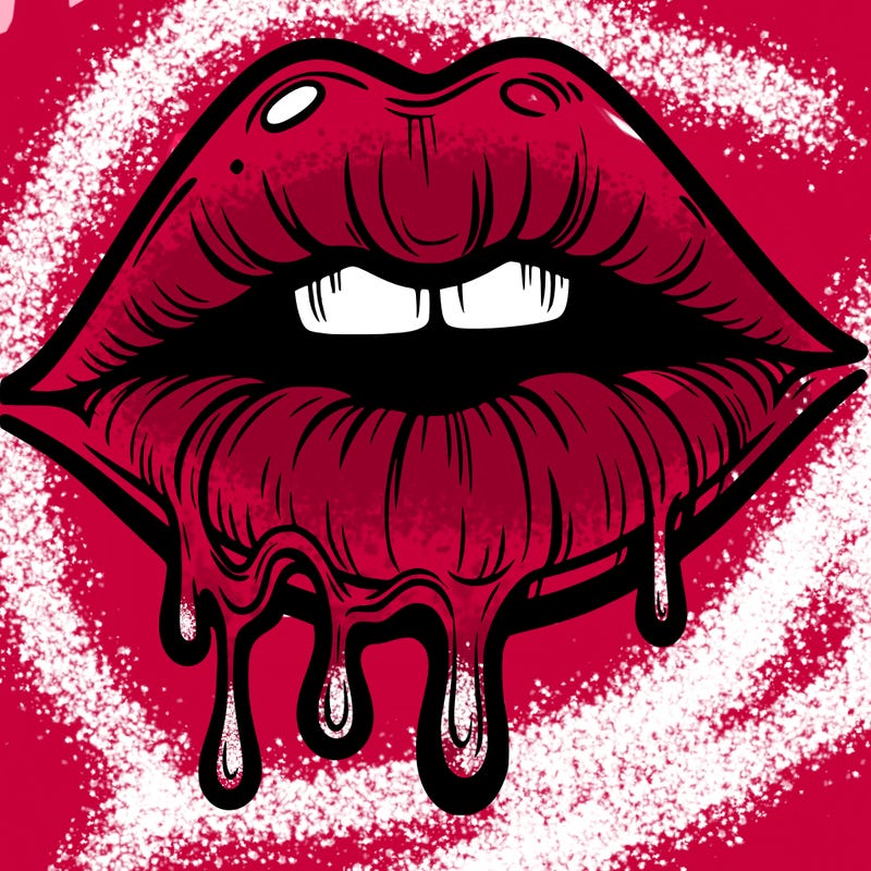 lips that look realistic and drip