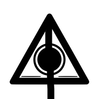 triangle with circle inside