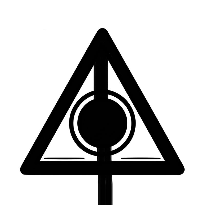 triangle with circle inside