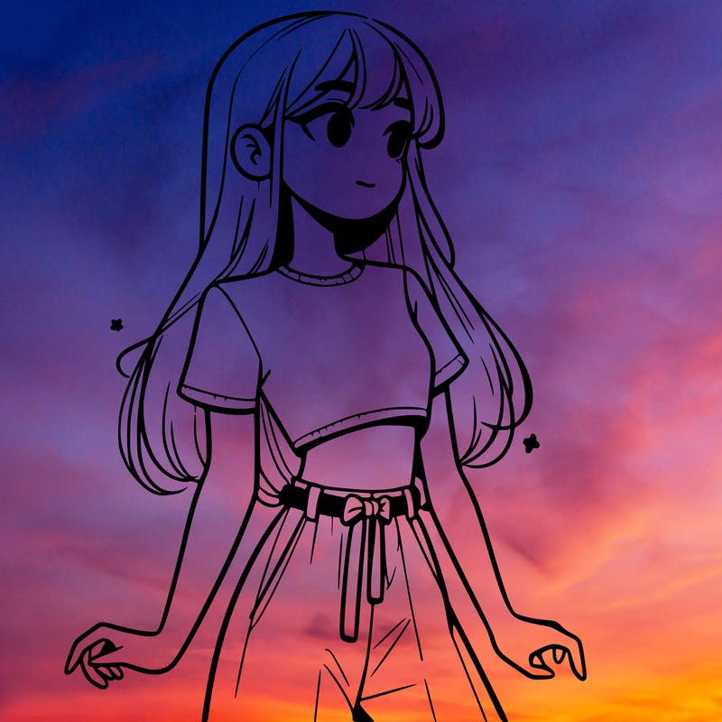 girl in a cute crop top