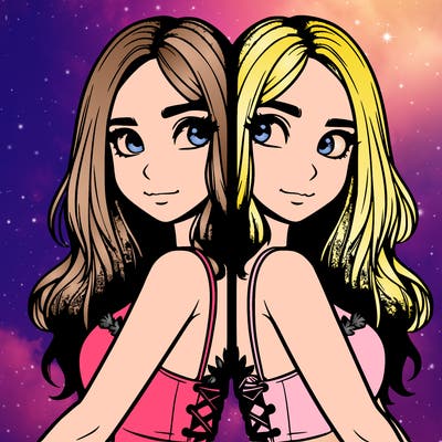 a realistic girl split