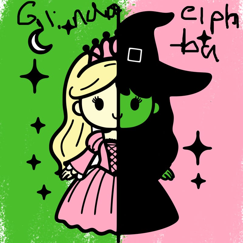 split princess and witch