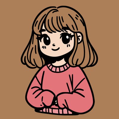 girl with a sweat-shirt