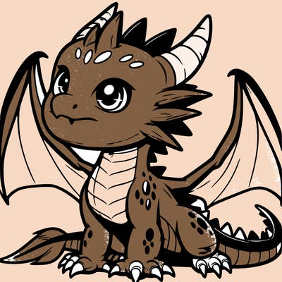 fierce baby night dragon