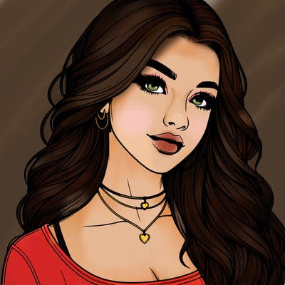 detailed realistic girl