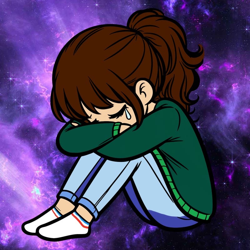 depressed girl