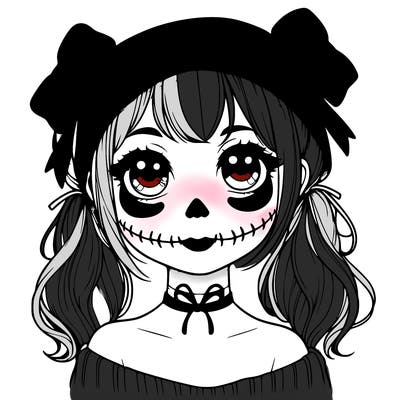realistic girl halloween