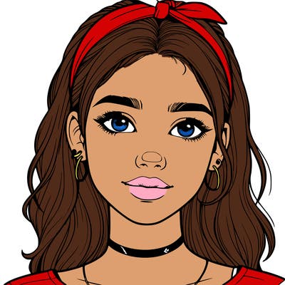 realistic teenage girl