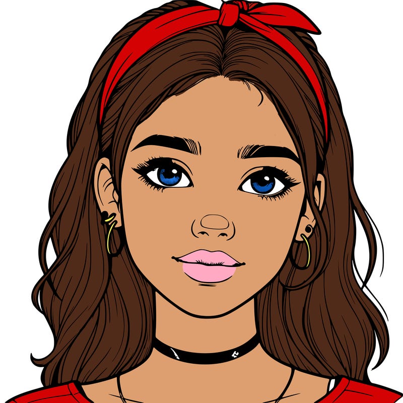 realistic teenage girl