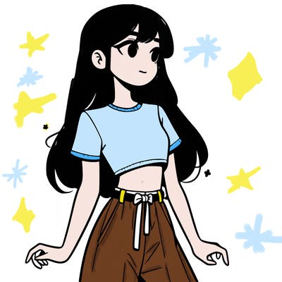 girl in a cute crop top