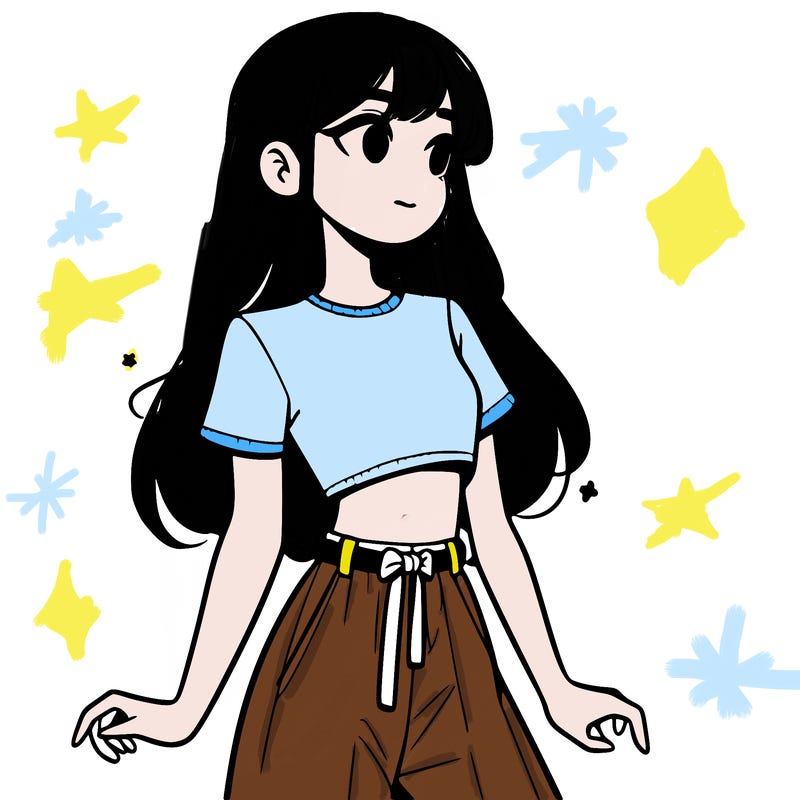 girl in a cute crop top