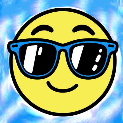 emoji with sunglasses