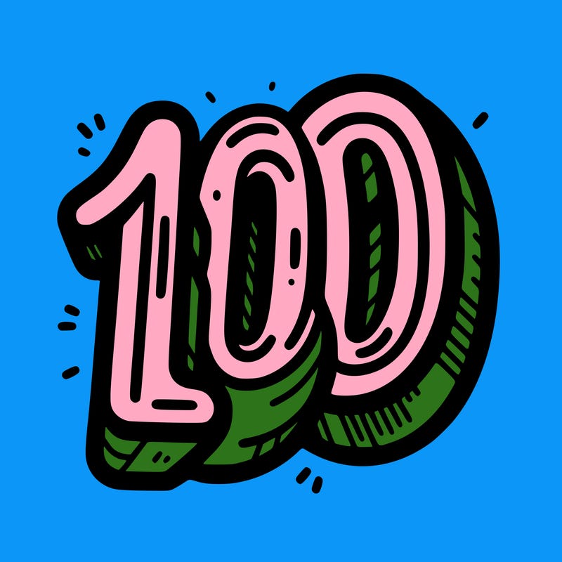 100