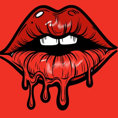 lips that look realistic and drip