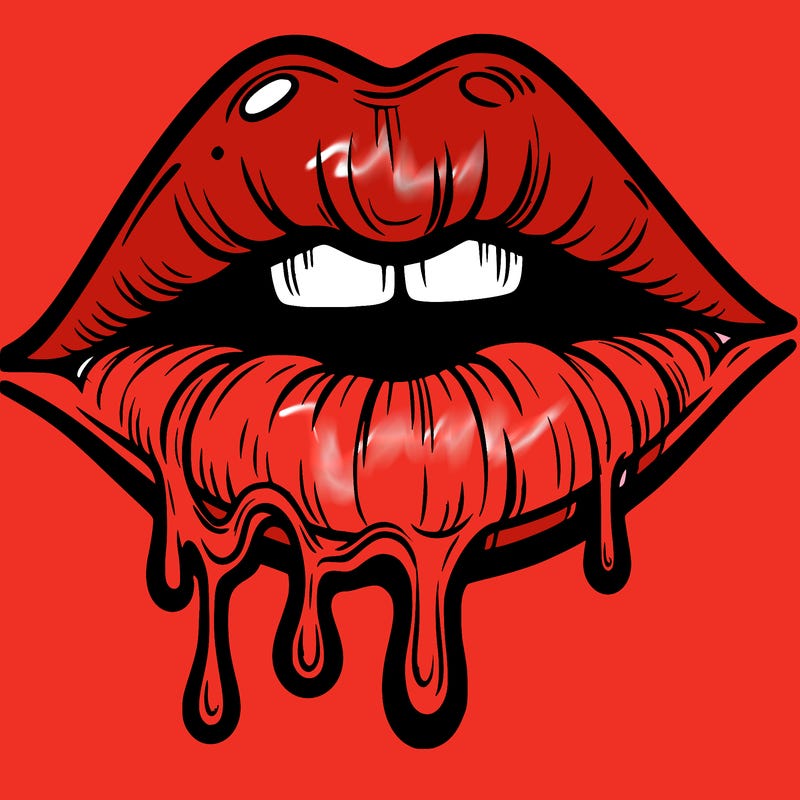 lips that look realistic and drip