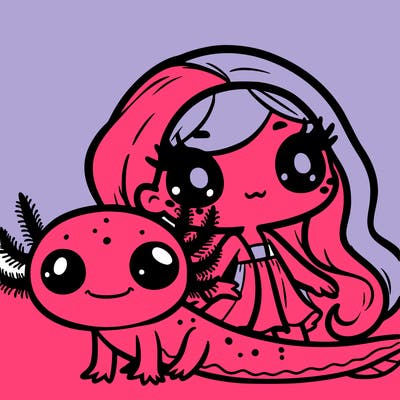 axolotl girl