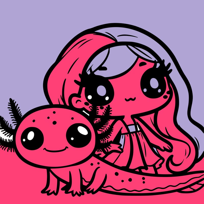 axolotl girl