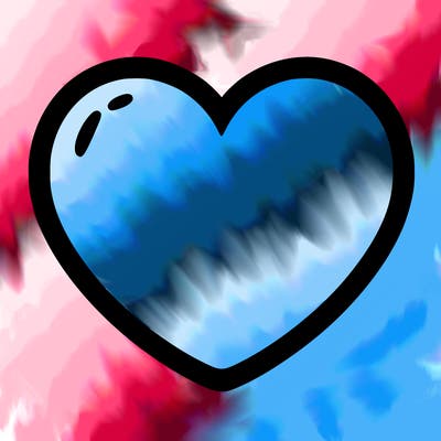 a blank heart