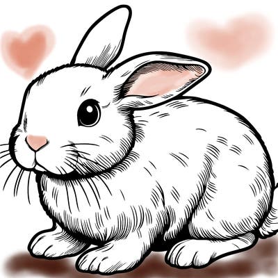 realistic bunny